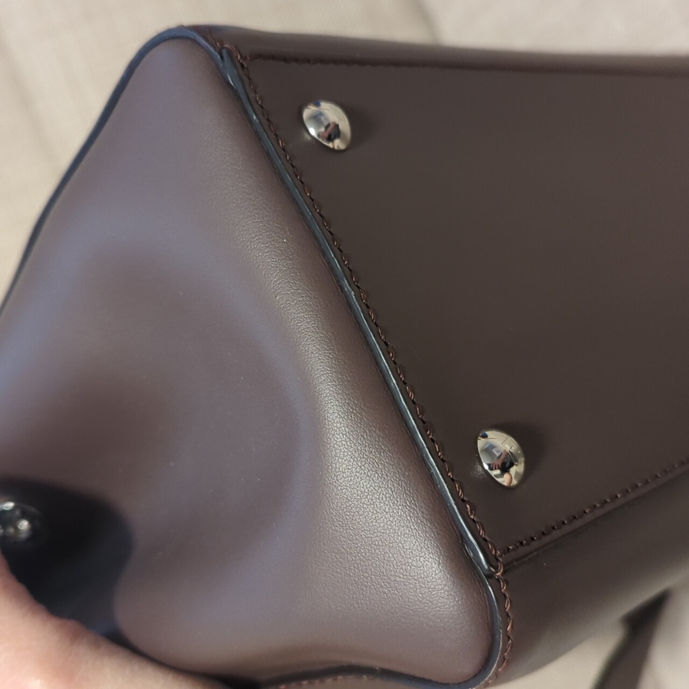 Fendi Dotcom Leather Shoulder Bag with Silver Hardware - Picture 8 of 16
